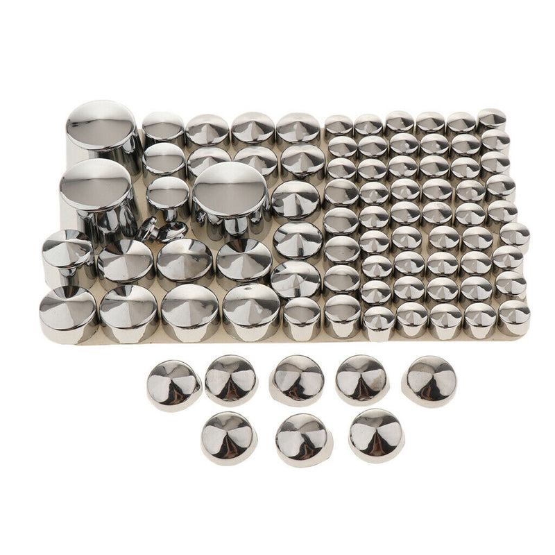 87 Sets Durable Motorcycle CNC Aluminum  Toppers Caps Screw Cover