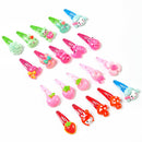 20x Mixed Kids Styles Baby Girls HairPin Hair Clips Toddlers Cartoon Jewelry