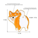 Cartoon Lovely Dog Pins Brooch Cute Backpack Badges Novelty Jewelry Gift