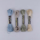 Stamped Cross Stitch Kit Animal World Design Embroidery Material Package
