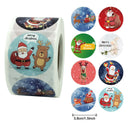 500pcs Cartoon Christmas Tree Holiday Stickers Seals Gift Scrapbooking 02