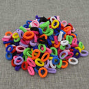 100pcs Cute Elastic Rope Baby Girl Hair Ties Ponytail HoldersHairbands Hot