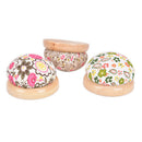 Wood Bottom Base Needle Pin Cushion Holder Sewing Stitch Needlework DIY Craft JR