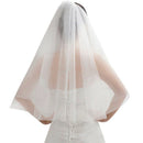 Simple Short Tulle Wedding Veils White Bridal Veil for Bride for Wedding AccK2C4