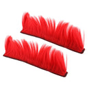 2x Skinhead Wig Punk Helmet Wig Mohawk