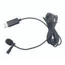 USB Lavalier Lapel Clip-on Omnidirectional Microphone for Laptop, PC, Mobile