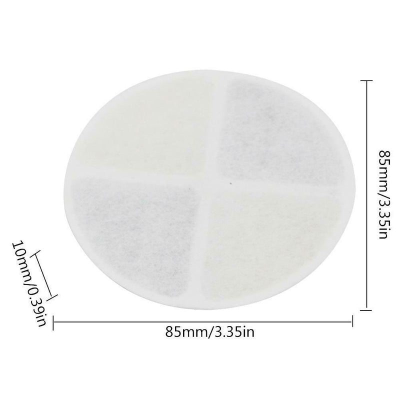 2PC Cat Dog Automatic Electric Water Drinking Fountain Dispenser Filter Cotton