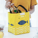 Lunch Bag For Kids Women Cartoon Fish Keep Warm Food Bag Portable Lunch Box I6G4