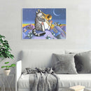 5D DIY Full Drill Diamond Painting Music Cat Cross Stitch Embroidery Craft
