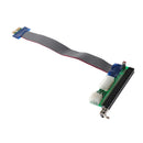 PCI-E Express 1x to 16x Extension Flex Cable Extender Converter Riser Card
