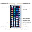 2 Pieces LED TV Backlight Strip USB RGB 5050 Multi Color With 44 Key Remote