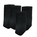 16Pcs Black fit Girth 9-18cm  Caps /Knitted Chair Leg Socks