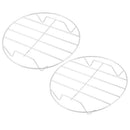 Round 4 Stands Stainless Steel Steaming Rack Cookware 2 Pcs I9N9