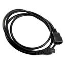 Black New PVC C14 Male to C5 Female C14-C5-Cable Power Adapter Replace Part