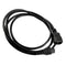 Black New PVC C14 Male to C5 Female C14-C5-Cable Power Adapter Replace Part