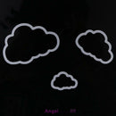 3 Clouds Metal Die Cuts Metal Cutting Dies Scrapbooking Embossing Folder