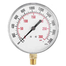 2X(Ts-Y91 0-300 Psi/0-2000Kpa Pressure Gauge Fuel Vacuum Gauge High Pressur