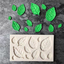 Home DIY Chocolate Tree Leaves Shape Cake Decor Mould Silicone Fondant Mold Pro