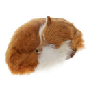 Adorable Realistic Sleeping Lowrie Real Fur Furry Animal Interior Ornament