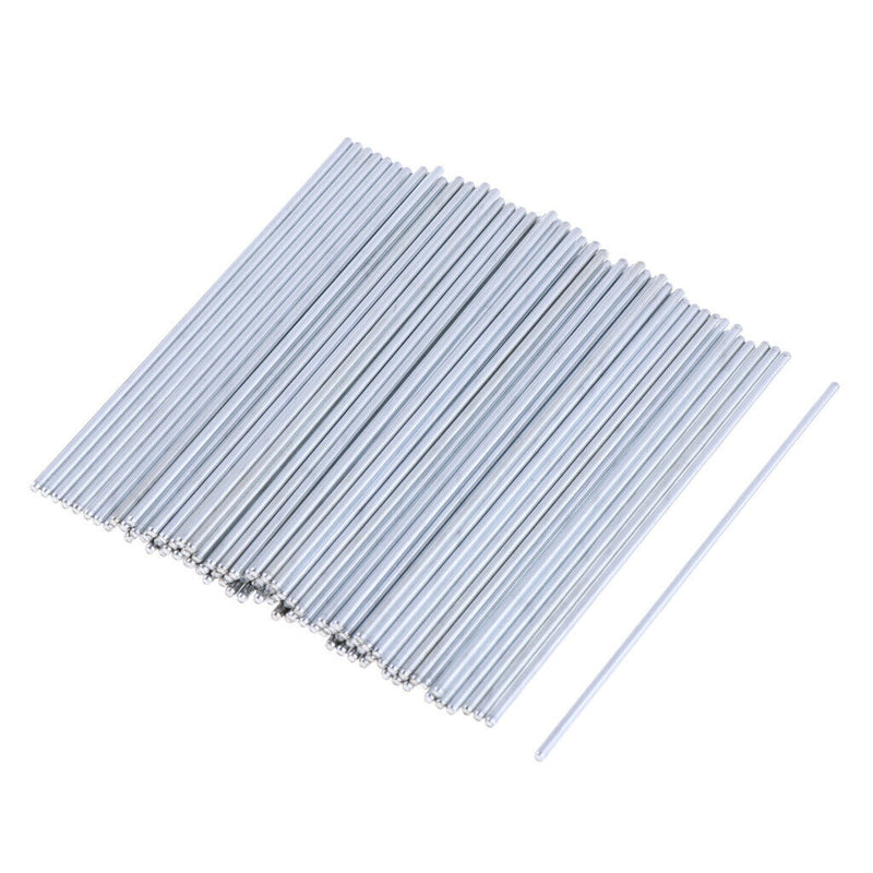 100pcs/pack 2mm Diameter 100mm Length Stainless Steel Solid Round Shaft Rod for