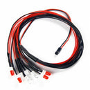 8 LED 5mm White Color Red Color LED Light Set for HSP RC Cars WS N1J4