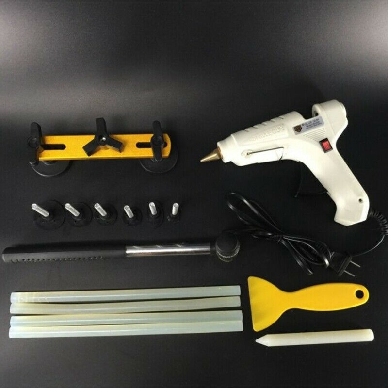 Tools Diy Car Body Paintless Dent Repair Tool Set Dent Puller Reverse Hamme