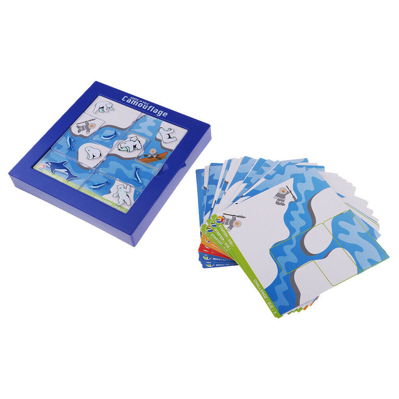 Interactive Game Hide & Matching Jigsaw Brain Teaser for Kids Toddler IQ EQ
