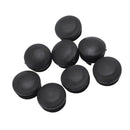 8 pieces Table leg 25mm diameter plastic tube insert Black foot pad D4A5