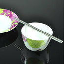 Useful Chopsticks Metal Korean Chinese Stainless Steel Chop Sticks NEW