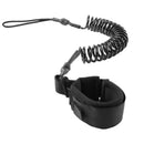 10.6Ft Ankle Leash Surfing Coiled Stand Up Paddle Board Black Tpu Paddle Bo