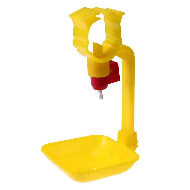 10pcs Poultry Hanging Cup Drinking Fountains Birds Water Bowl Nipple Red A
