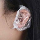 100PC Cover Hair Dye Earmuffs Bathing Waterproof Disposable Cap Tool H5Y4