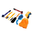 9Pcs/set Bike Chain Cleaner Scrubber Brushes Bike Wash Tool Set Cleaning Kit Ew