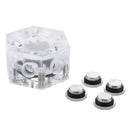 Acrylic G1/4 Threaded hexagon Computer Water Cooling Flow Meter 6Ways