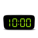 Led Digital Alarm Snooze Clock Voice Control Time Display Large 5Inch Scree