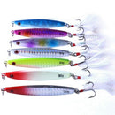 7Pcs Sinking Lead Fishing Lures Set Metal Jigs Hook Fishing Tackle Equipmen