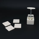 4Patterns Square Moon cake Fondant Sugarcraft Decorating Cookies Mold