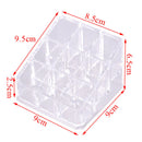 9 Holes Acrylic Cosmetic Organizer Makeup Drawer Holder Clear Storage Case 3C