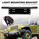 Bull Bar Front Bumper License Plate Bracket for Off Road Car SUV Light Bar