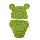 Baby Crochet Photo Props Infant Baby Crochet Frog Hats Beanie Knitted Tod