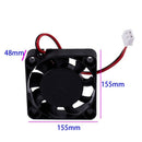 for Raspberry Pi 4B Acrylic Case, Heat Sink, Cooling Fan Adapter Pi 4 B Acc