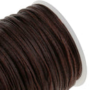 Flat Waxed Cord Sewing String Thread for Hand Leather Craft 1.2mm 70 Meters