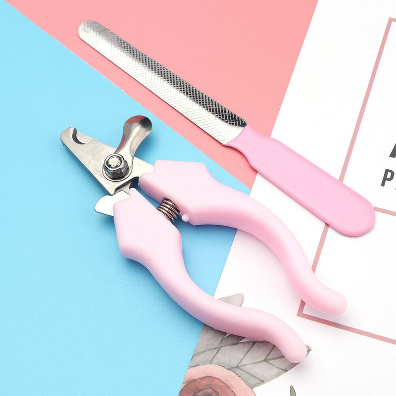 Cat Dog Nail Clipper Stainless Steel Claw Scissors Cutter Grooming Pet Tool A