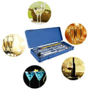 3pcs Hydrometer Accurate Alcohol Meter Tester+Thermometer D5N1 BLUE Set, Ga Y0P9
