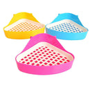 Triangle Small Pet Hamster Bathroom Toilet Guinea Pig Rat Hamster House A
