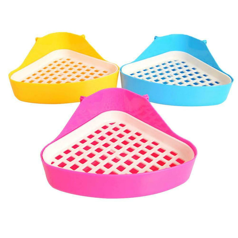 Triangle Small Pet Hamster Bathroom Toilet Guinea Pig Rat Hamster House A