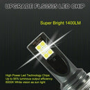 Pair H3 LED Fog Light Bulbs Headlight Kit 110W 20000LM 6000K Driving DRL Lamps