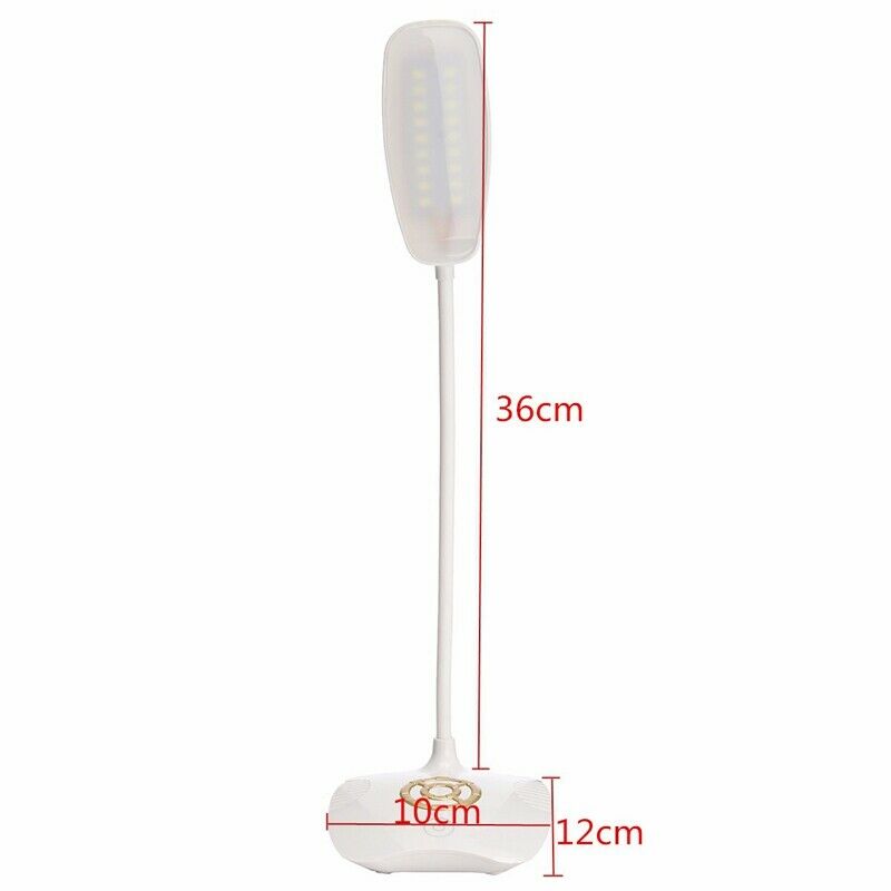 Rechargeable Flexible Led Table Lamp Press Switch Desk Book Reading Light D Q6G3