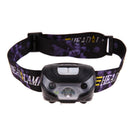 LED Motion Sensor Headlamp Headlight USB Rechargeable Head Flashlight Torch Lamp