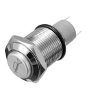 Car RV Boat Bell Horn 12V Auto Reset Blue LED Push Button Momentary Switch